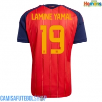 Camisa de time de futebol Espanha Lamine Yamal #19 Replicas 1º Equipamento Mundo 2026 Manga Curta